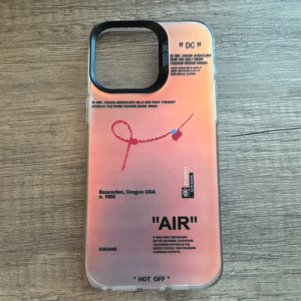 Pink and Black iPhone 15 Pro Max Case Cover